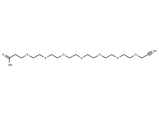 化合物 Propargyl-PEG7-acid,Propargyl-PEG7-acid