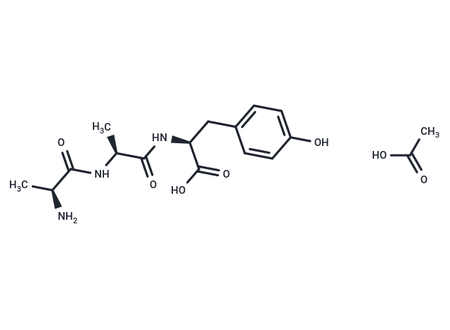 化合物H-Ala-Ala-Tyr-OH acetate,H-Ala-Ala-Tyr-OH acetate(67131-52-6 free base)