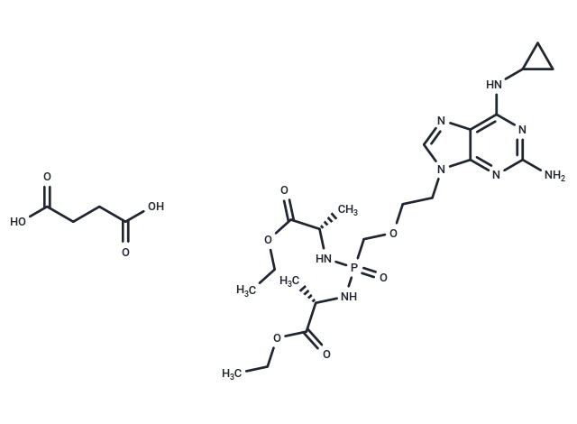 化合物 Rabacfosadine succinate,Rabacfosadine succinate