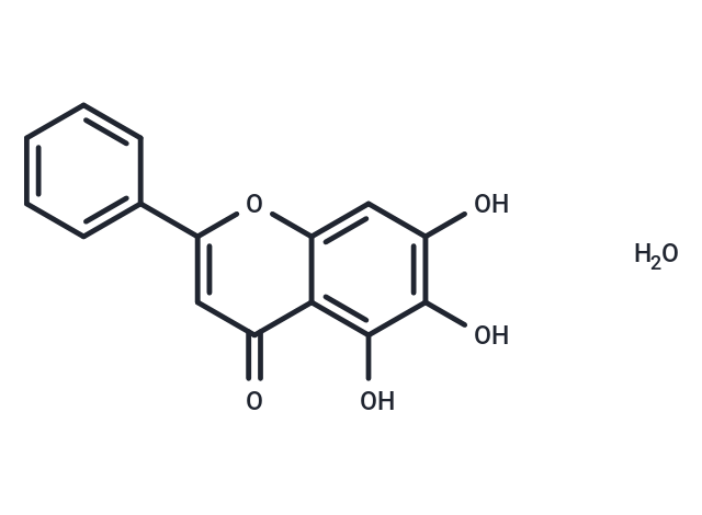 化合物 Baicalein monohydrate,Baicalein monohydrate