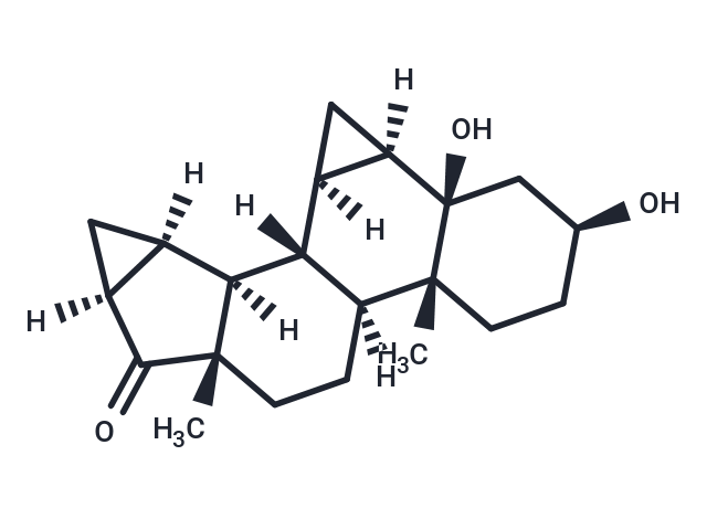 化合物 (2S,4aR,4bS,6aS,7aS,8aS,8bS,8cR,8dR,9aR,9bR)-2,9b-Dihydroxy-4a,6a-dimethylhexadecahydro-1H-cyclopropa[4,5]cyclopenta[1,2-a]cyclopropa[l]phenanthren-7(7aH)-one,(2S,4aR,4bS,6aS,7aS,8aS,8bS,8cR,8dR,9aR,9bR)-2,9b-Dihydroxy-4a,6a-dimethylhexadecahydro-1H-cyclopropa[4,5]cyclopenta[1,2-a]cyclopropa[l]phenanthren-7(7aH)-one