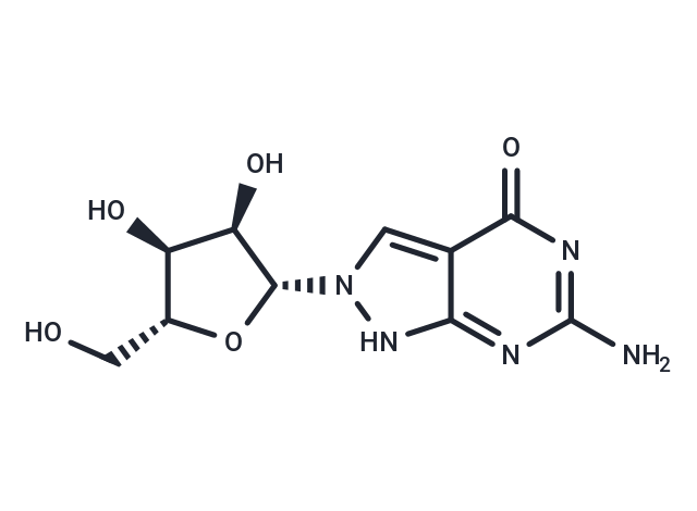 化合物 6-Amino-2,5-dihydro-2-(b-D-ribofuranosyl)-4H-pyrazolo[3,4-d]pyrimidin-4-one,6-Amino-2,5-dihydro-2-(b-D-ribofuranosyl)-4H-pyrazolo[3,4-d]pyrimidin-4-one