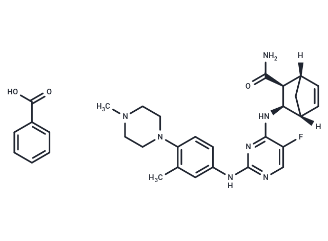 化合物 Cenisertib benzoate,Cenisertib benzoate