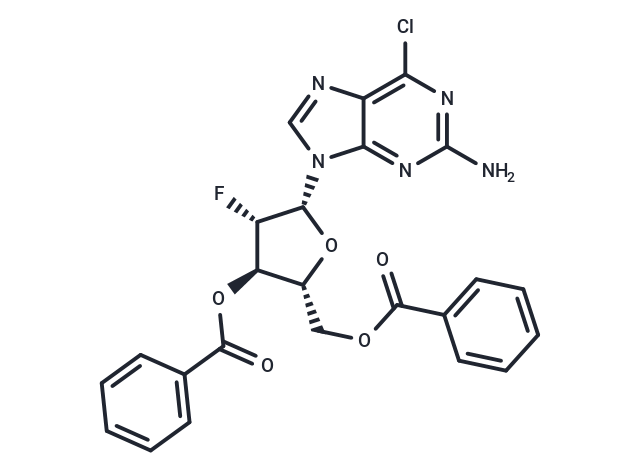 化合物 2-Amino-6-chloropurine -9-beta-D-(2’-deoxy-3’,5’-di-O-benzoyl-2’-fluoro)arabinoriboside,2-Amino-6-chloropurine -9-beta-D-(2’-deoxy-3’,5’-di-O-benzoyl-2’-fluoro)arabinoriboside