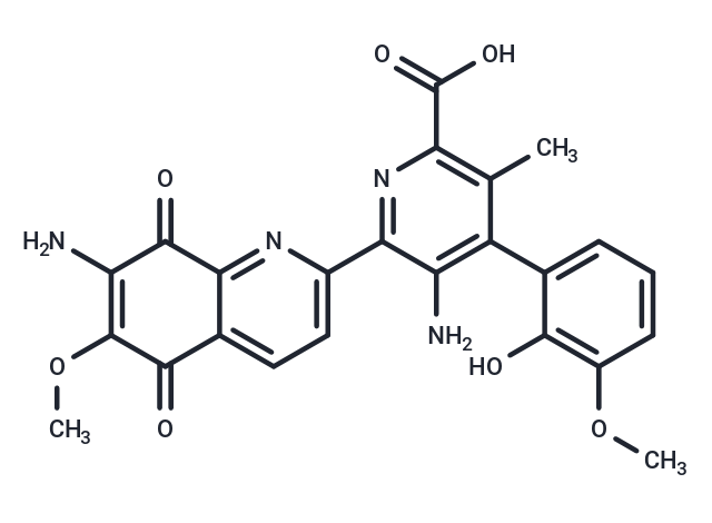 10'-Desmethoxystreptonigrin,10'-Desmethoxystreptonigrin