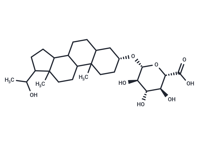 化合物 Pregnanediol 3-glucuronide,Pregnanediol 3-glucuronide