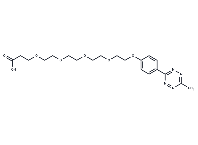 化合物 Methyltetrazine-PEG4-acid,Methyltetrazine-PEG4-acid