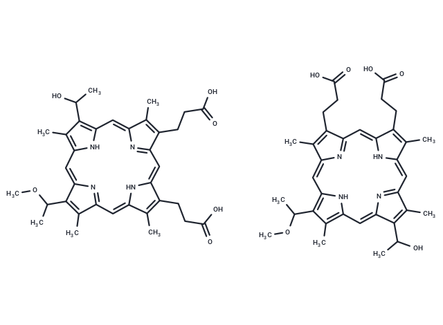 血卟啉單甲醚,Hematoporphyrin monomethyl ether