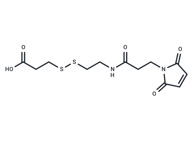 化合物 Mal-NH-ethyl-SS-propionic acid,Mal-NH-ethyl-SS-propionic acid