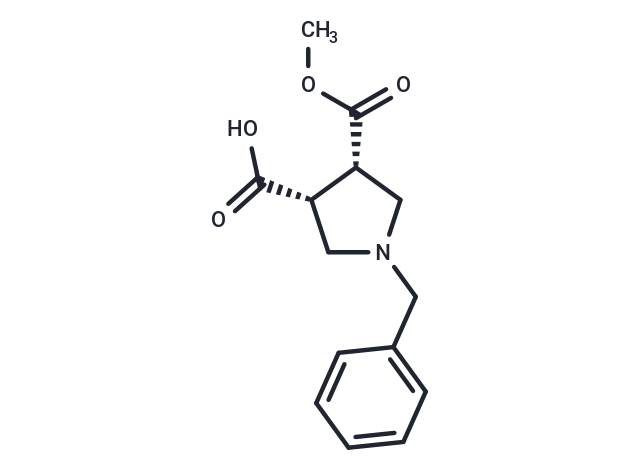 化合物 cis-1-Benzyl-4-(methoxycarbonyl)pyrrolidine-3-carboxylic acid,cis-1-Benzyl-4-(methoxycarbonyl)pyrrolidine-3-carboxylic acid