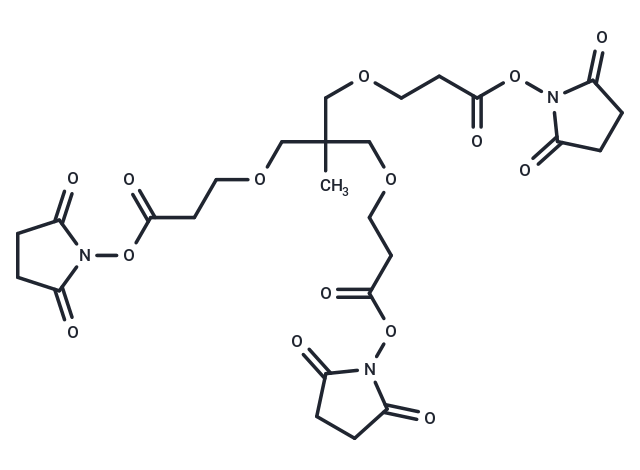 化合物 m-C-tri(CH2-PEG1-NHS ester),m-C-tri(CH2-PEG1-NHS ester)