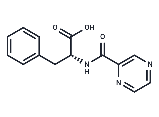 化合物 (R)-3-Phenyl-2-(pyrazine-2-carboxamido)propanoic acid,(R)-3-Phenyl-2-(pyrazine-2-carboxamido)propanoic acid