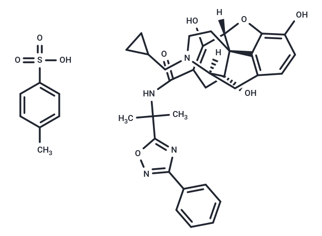 化合物 Naldemedine tosylate,Naldemedine tosylate