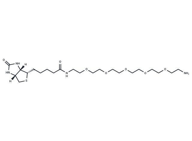 化合物 Biotin-PEG5-amine,Biotin-PEG5-amine