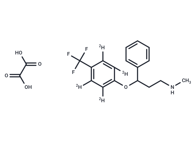 (±)-氟西汀-d4草酸鹽,(±)-Fluoxetine-d4 Oxalate