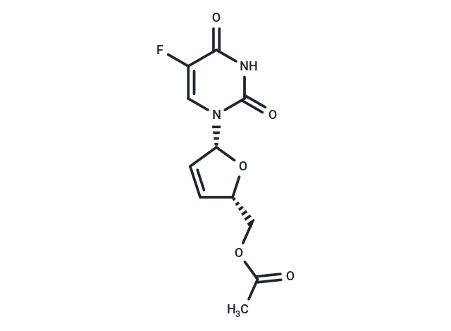 化合物 5’-O-Acetyl-2’,3’-dideoxy-2’,3’-didehydro-5-fluoro-uridine,5’-O-Acetyl-2’,3’-dideoxy-2’,3’-didehydro-5-fluoro-uridine