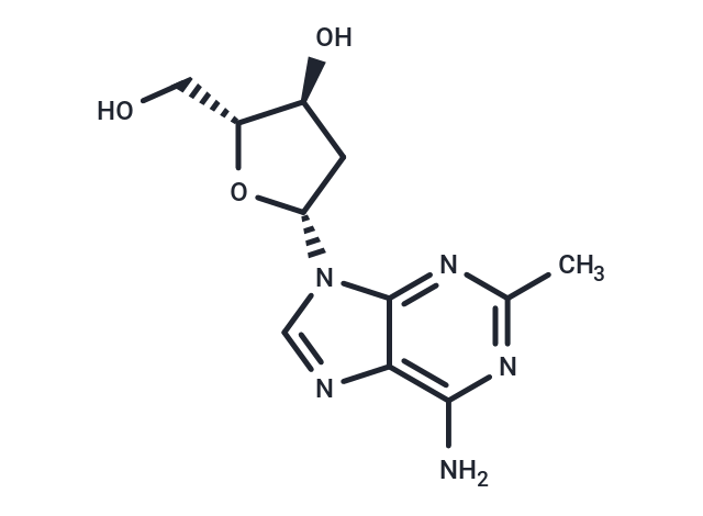 化合物 2-Methyl-2’-deoxyadenosine,2-Methyl-2’-deoxyadenosine