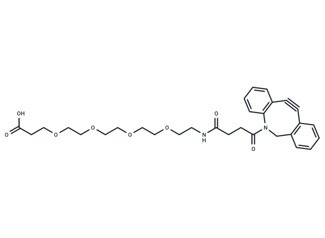 化合物 DBCO-PEG4-C2-acid,DBCO-PEG4-C2-acid