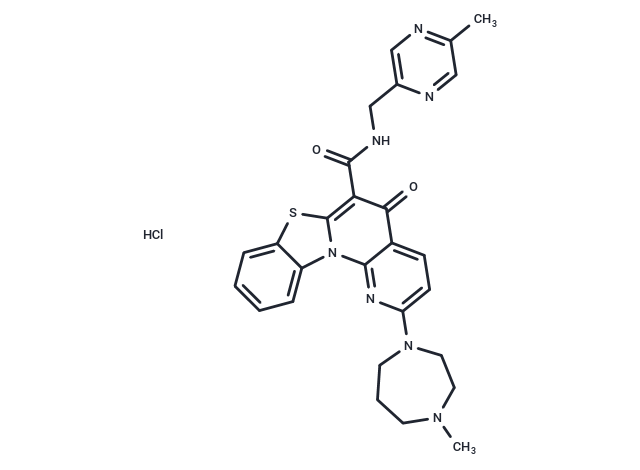 化合物 Pidnarulex HCl,Pidnarulex HCl