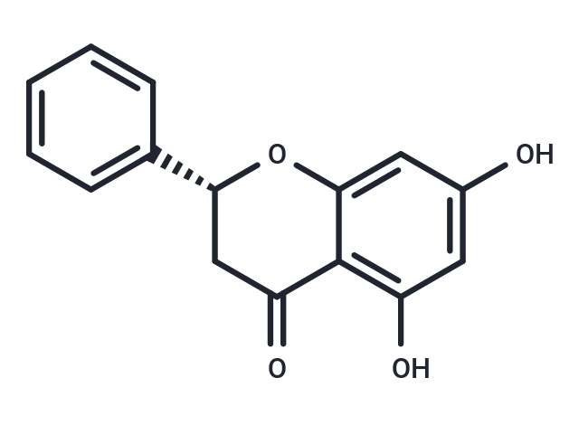 化合物 (-)-Pinocembrin,(-)-Pinocembrin