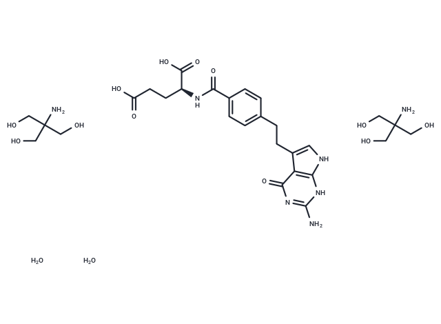 化合物 Pemetrexed tromethamine,Pemetrexed tromethamine