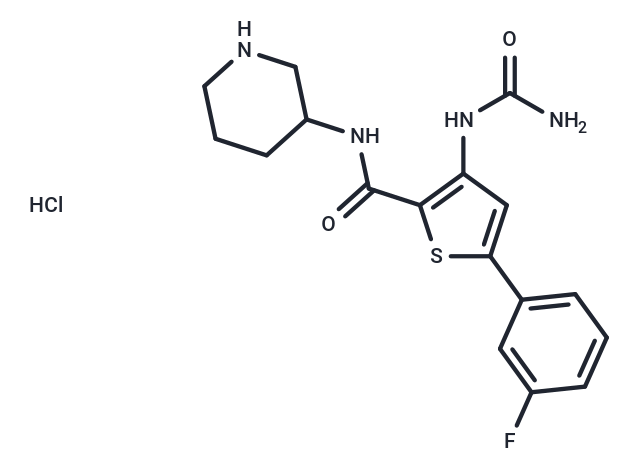 化合物 AZD7762 HCl,AZD7762 HCl