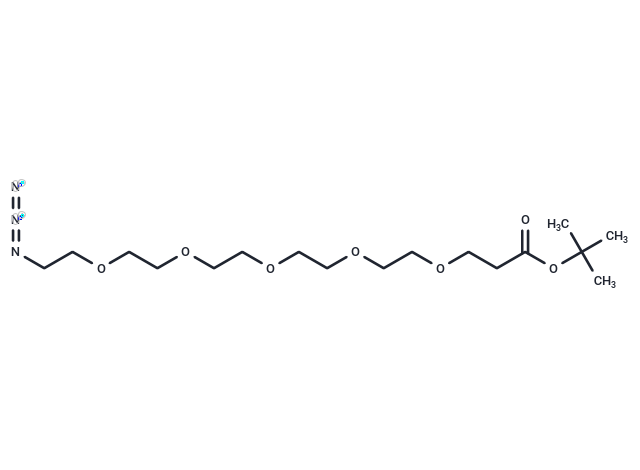 化合物 Azide-PEG5-Boc,Azide-PEG5-Boc