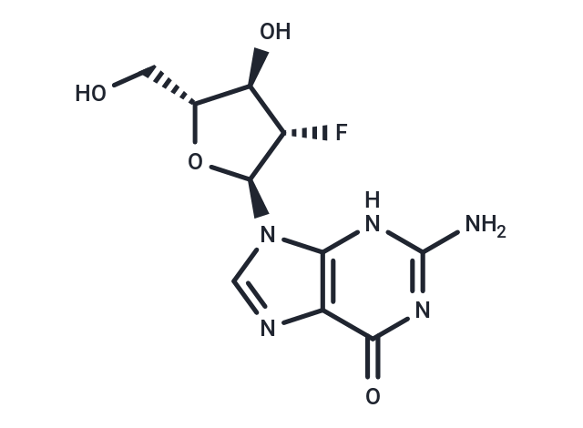 化合物 2’-Deoxy-2’-fluoro-alpha-D-arabinoguanosine,2’-Deoxy-2’-fluoro-alpha-D-arabinoguanosine