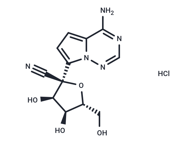 化合物 GS-441524 HCl,GS-441524 HCl