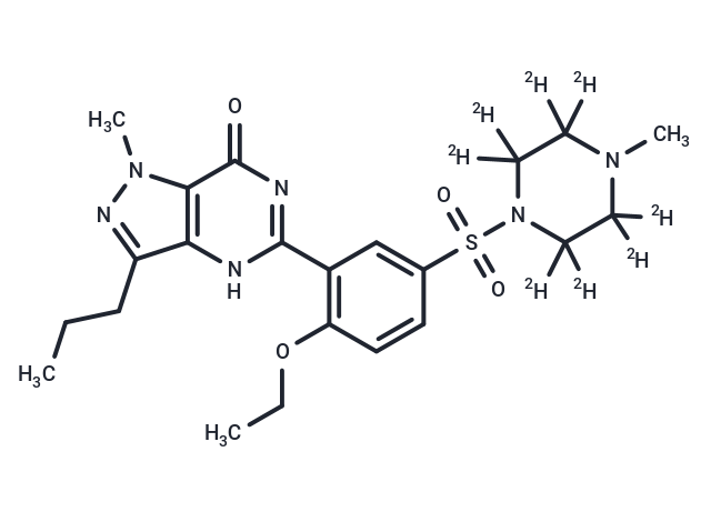 化合物 Sildenafil-d8,Sildenafil-d8