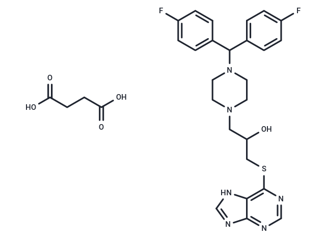 化合物 Carsatrin succinate,Carsatrin succinate