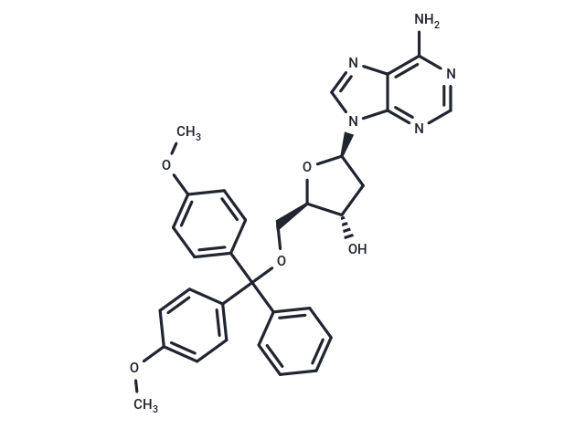 化合物 5’-O-(4,4’-Dimethoxytrityl)-2’-deoxyadenosine,5’-O-(4,4’-Dimethoxytrityl)-2’-deoxyadenosine