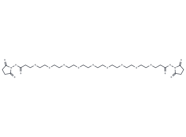 化合物 Bis-PEG9-NHS ester,Bis-PEG9-NHS ester