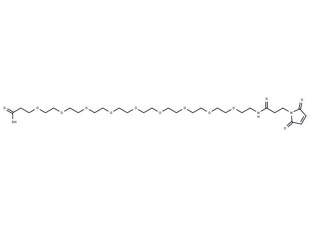 化合物 Mal-amido-PEG9-acid,Mal-amido-PEG9-acid