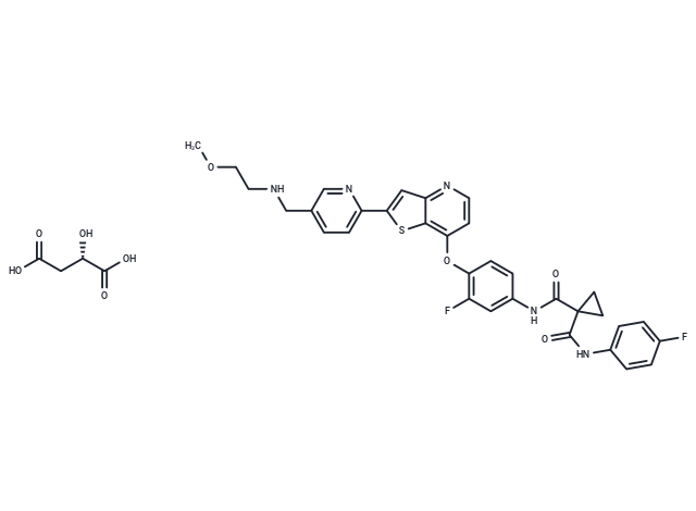 化合物 Sitravatinib malate,Sitravatinib malate