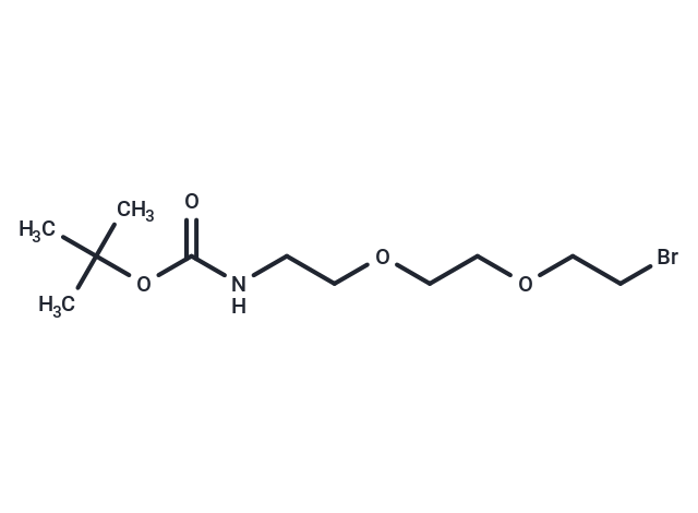 化合物 N-Boc-PEG3-bromide,N-Boc-PEG3-bromide