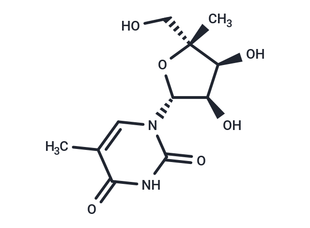 化合物 4’-Methyl-5-methyluridine,4’-Methyl-5-methyluridine