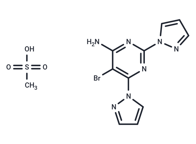 化合物 Taminadenant mesylate,Taminadenant mesylate