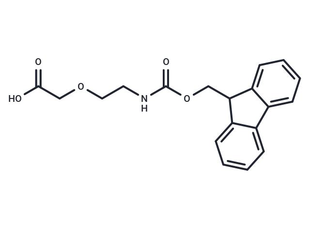 化合物 Fmoc-NH-PEG1-CH2COOH,Fmoc-NH-PEG1-CH2COOH