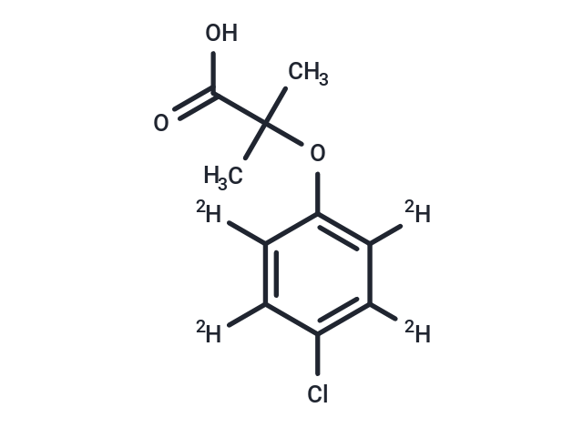 化合物 Clofibric Acid-d4,Clofibric Acid-d4