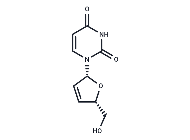 化合物 2’,3’-Dideoxy-2’,3’-didehydro-uridine,2’,3’-Dideoxy-2’,3’-didehydro-uridine