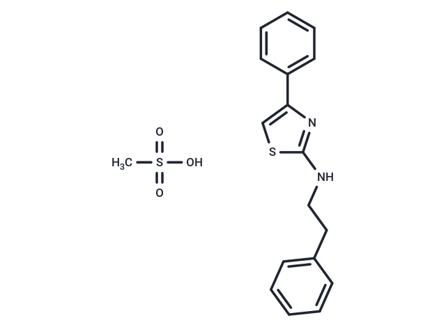 化合物 Fanetizole mesylate,Fanetizole mesylate