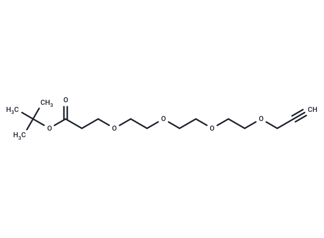 化合物 Propargyl-PEG4-Boc,Propargyl-PEG4-Boc