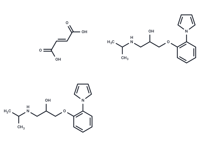 化合物 Isamoltane hemifumarate,Isamoltane hemifumarate