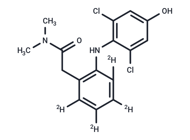 化合物 4’-Hydroxy Diclofenac-d4 (Major),4’-Hydroxy Diclofenac-d4 (Major)