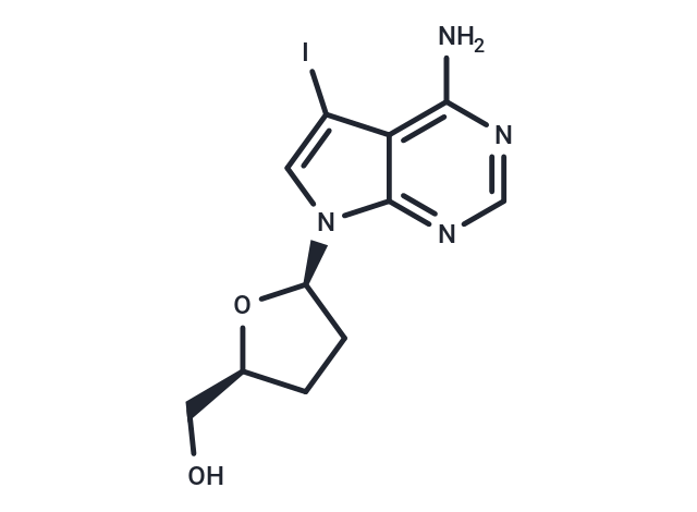 7-Iodo-2',3'-dideoxy-7-deazaadenosine,7-Iodo-2',3'-dideoxy-7-deazaadenosine