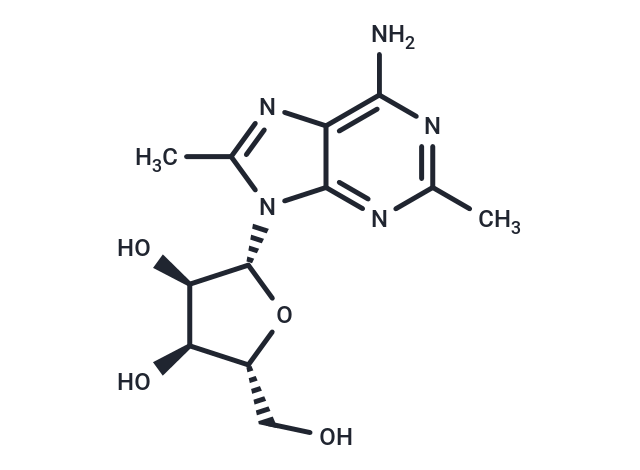 化合物 2,8-Dimethyladenosine,2,8-Dimethyladenosine