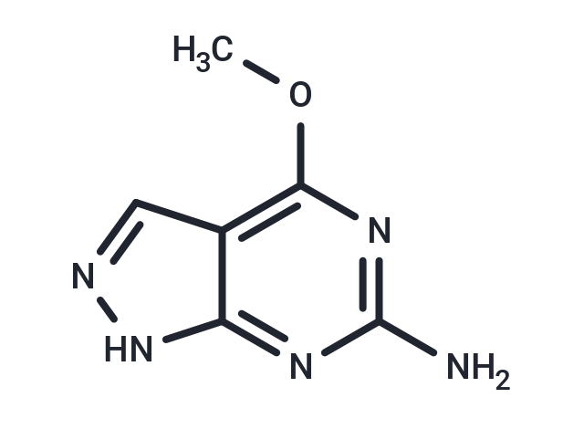 化合物 6-Amino-4-methoxypyrazolo[3,4-d]pyrimidine,6-Amino-4-methoxypyrazolo[3,4-d]pyrimidine