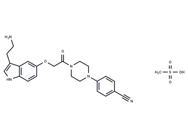 化合物 Donitriptan Mesylate,Donitriptan Mesylate