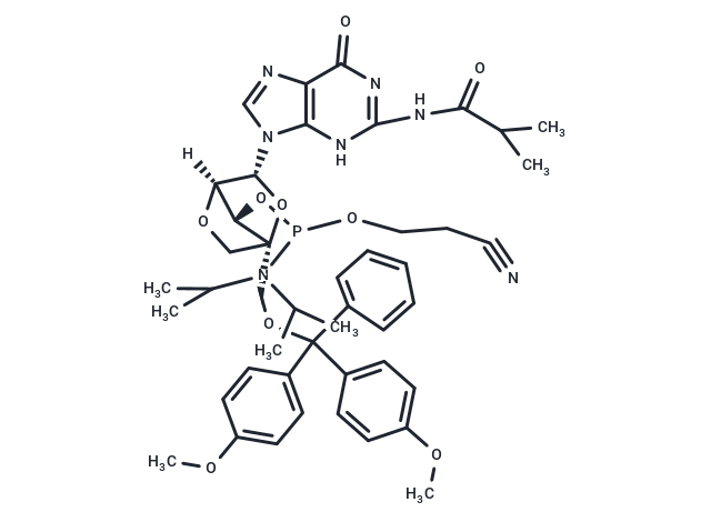 化合物 DMTr-LNA-G(iBu)-3’-CED-phosphoramidite,DMTr-LNA-G(iBu)-3’-CED-phosphoramidite